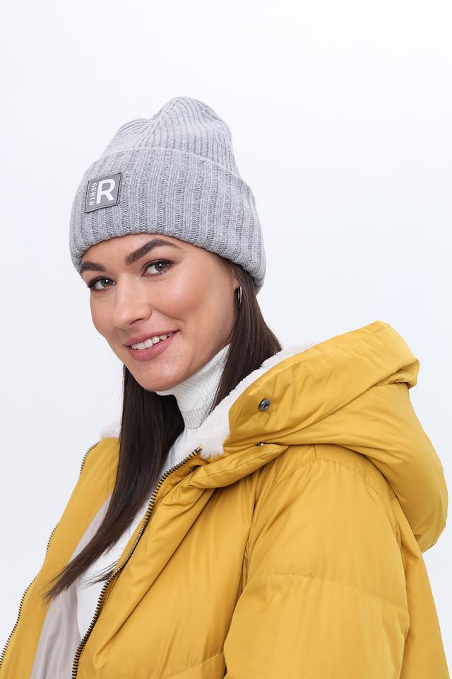 Шапка Roeckl серая с логотипом