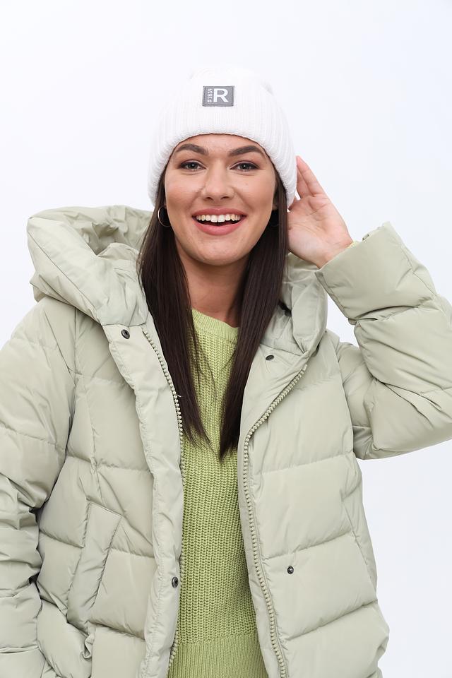 Шапка Roeckl белая с логотипом