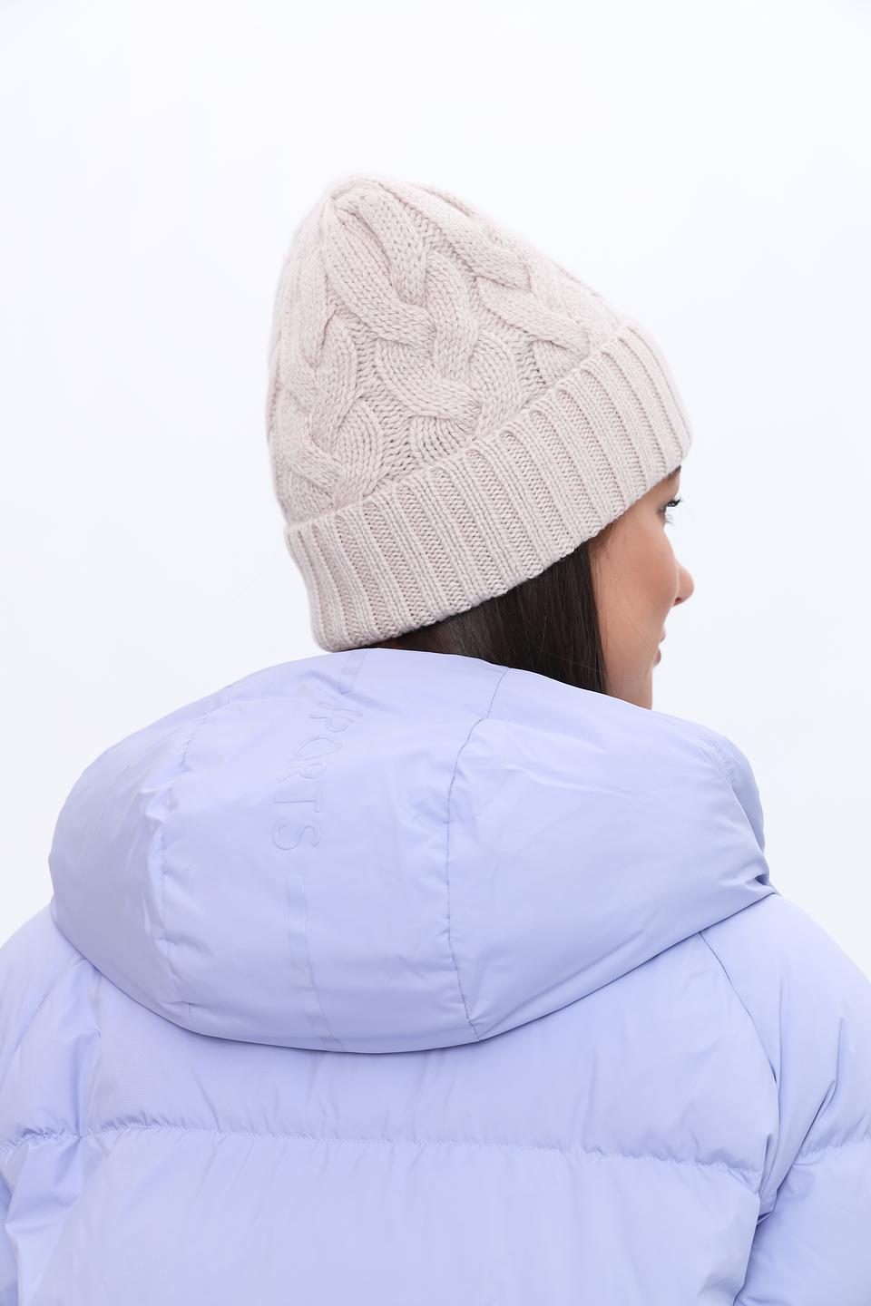 Шапка Roeckl вязаная бежевая