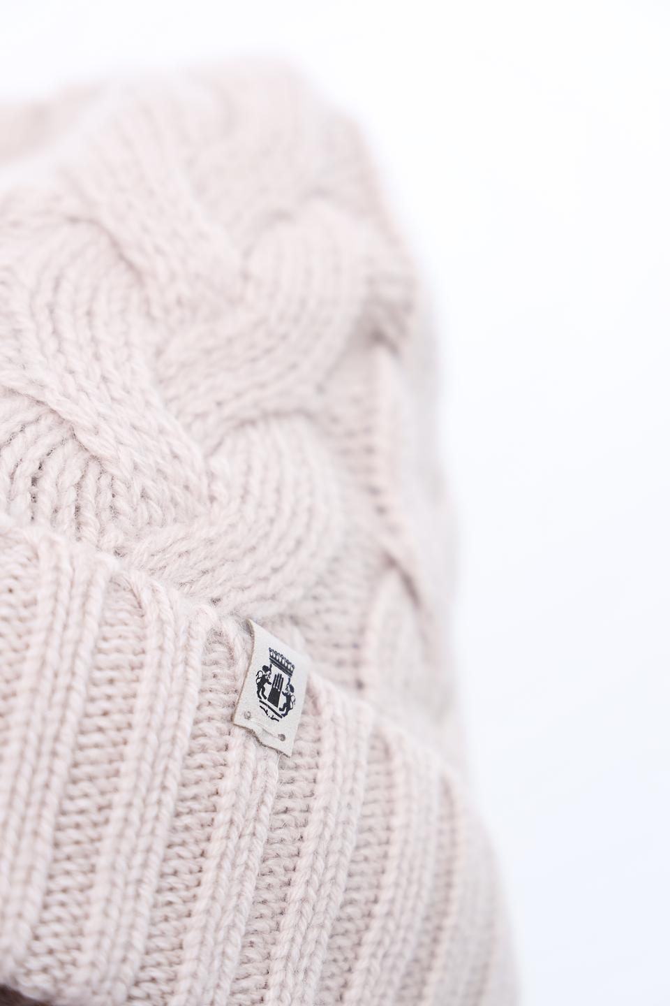 Шапка Roeckl вязаная бежевая