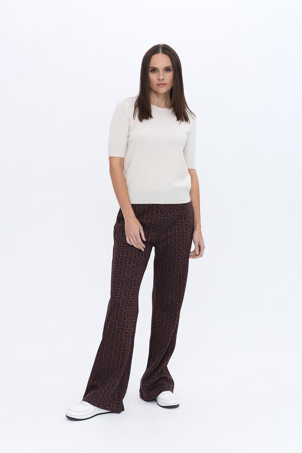 Пуловер Repeat кашемир кремовый