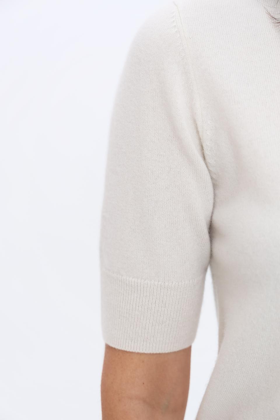 Пуловер Repeat кашемир кремовый