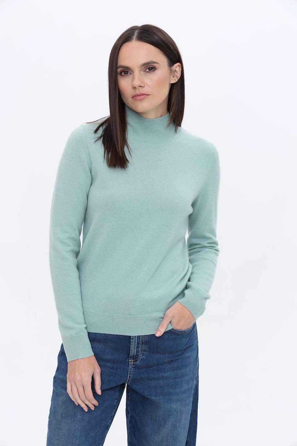 Водолазка Repeat кашемир мятный