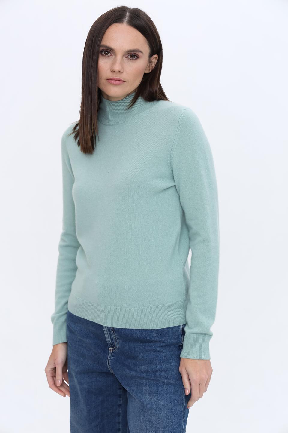 Водолазка Repeat кашемир мятный