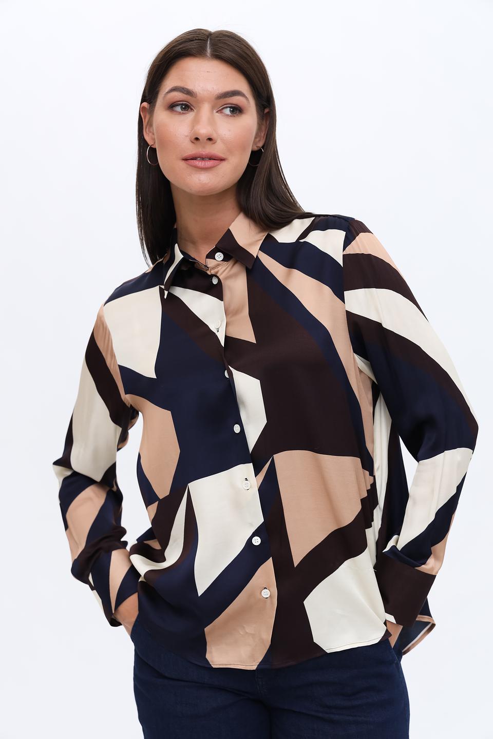 Рубашка Seidensticker геометрия