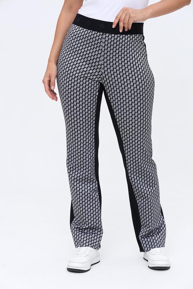 Брюки Ulli Ehrlich Sportalm с принтом серые