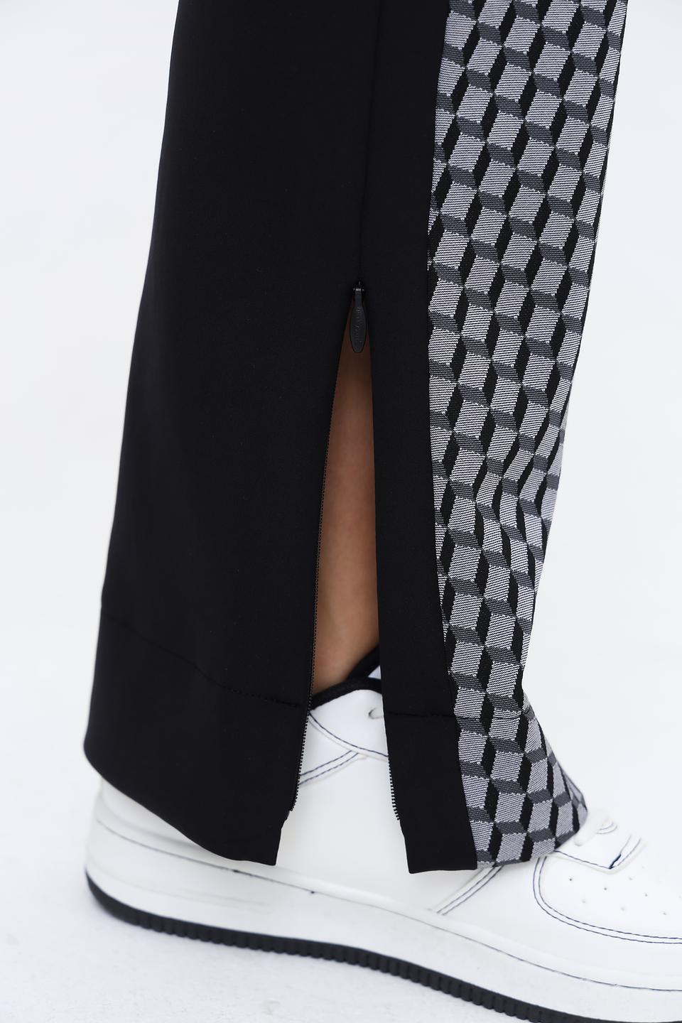 Брюки Ulli Ehrlich Sportalm с принтом серые