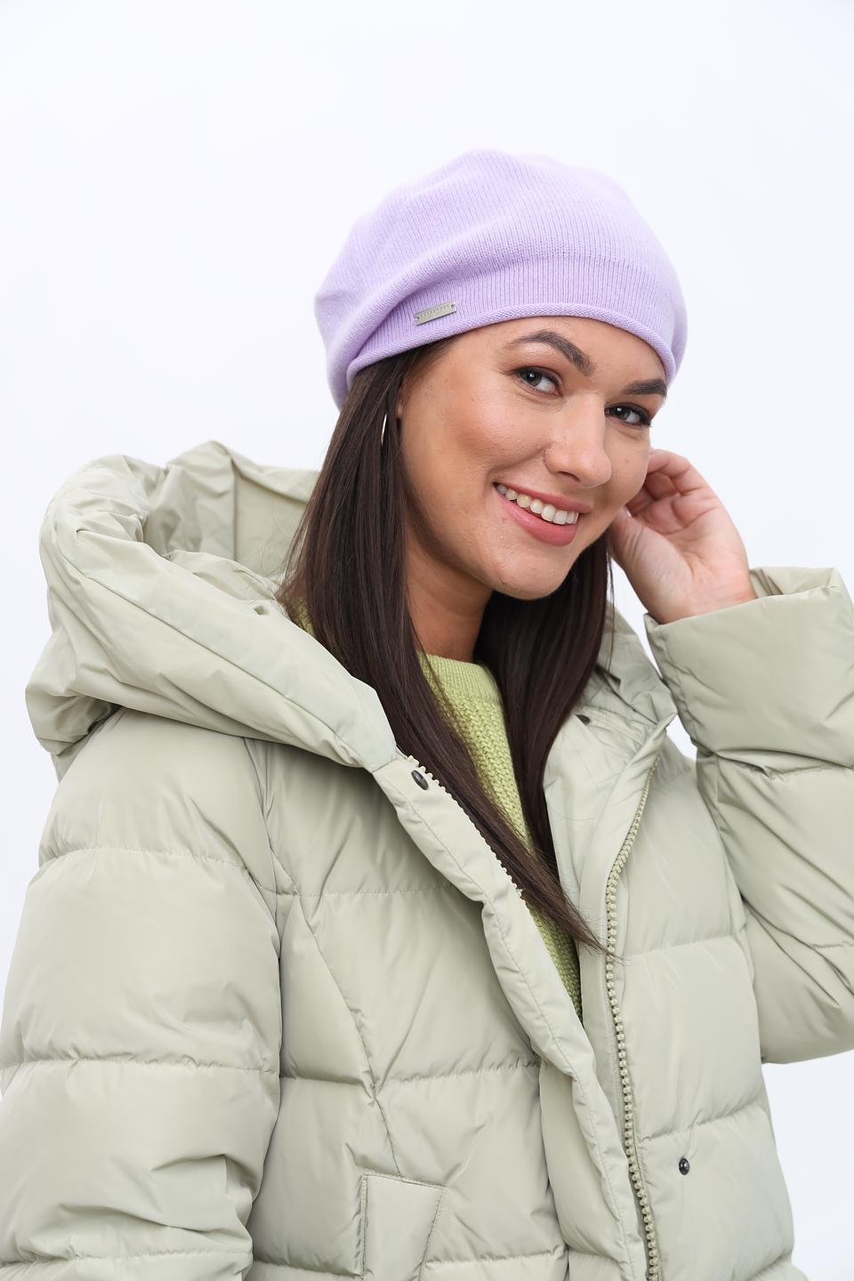 Шапка Seeberger кашемир лавандовый