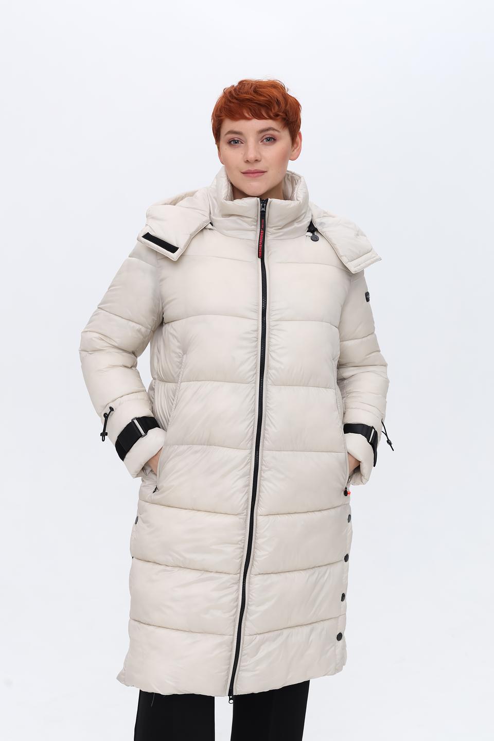 Пальто Frieda and Freddies стеганое бежевое