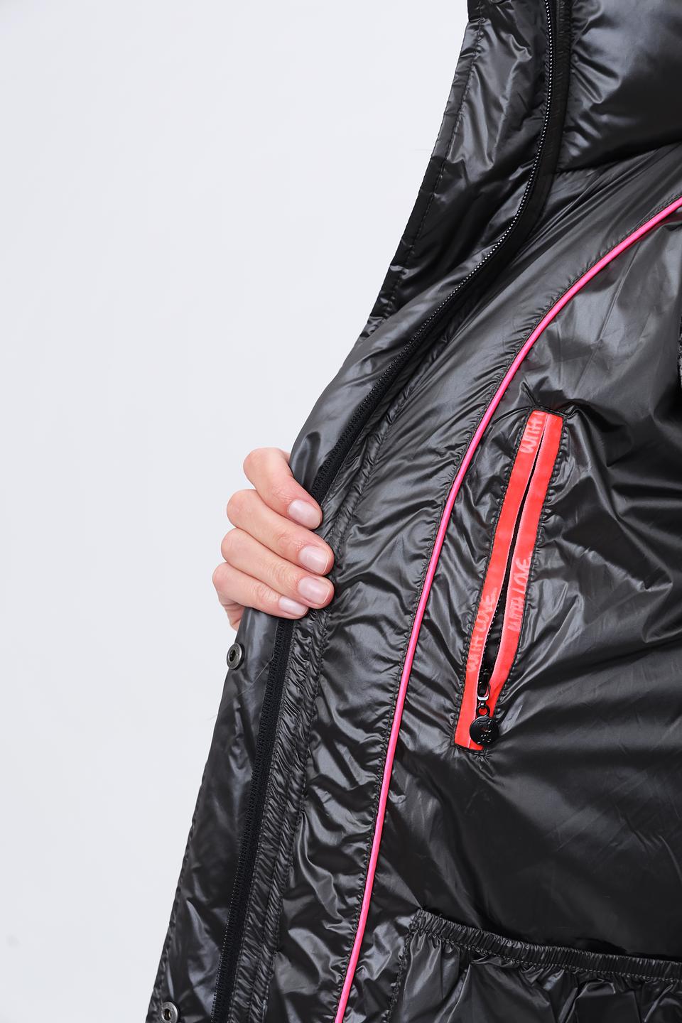 Пальто Frieda and Freddies стеганое чёрное