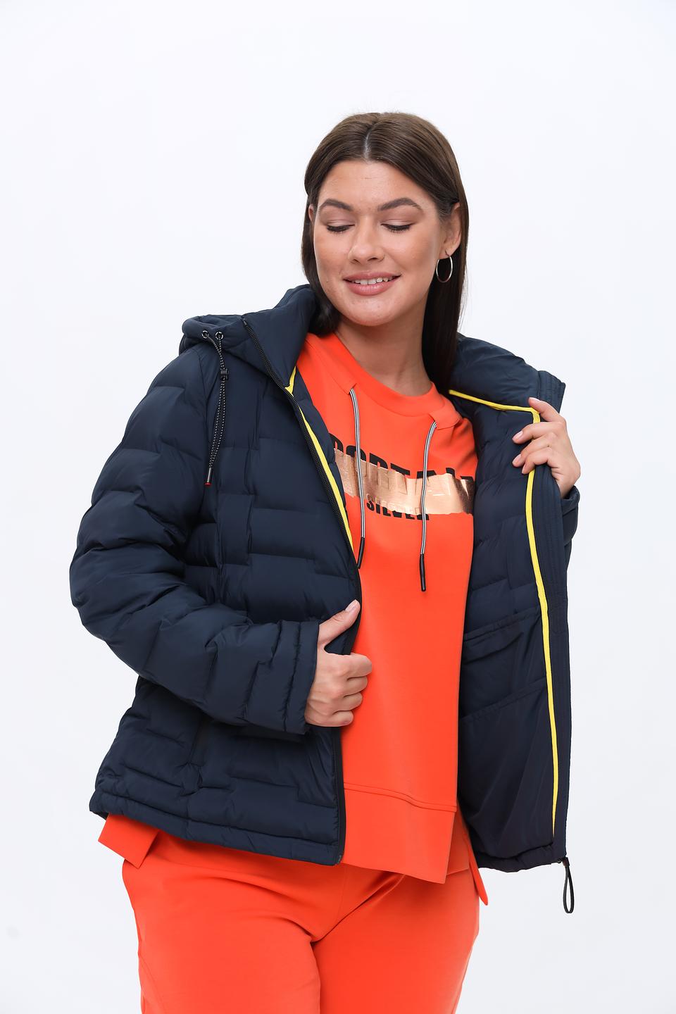 Куртка Time Zone стеганая синяя