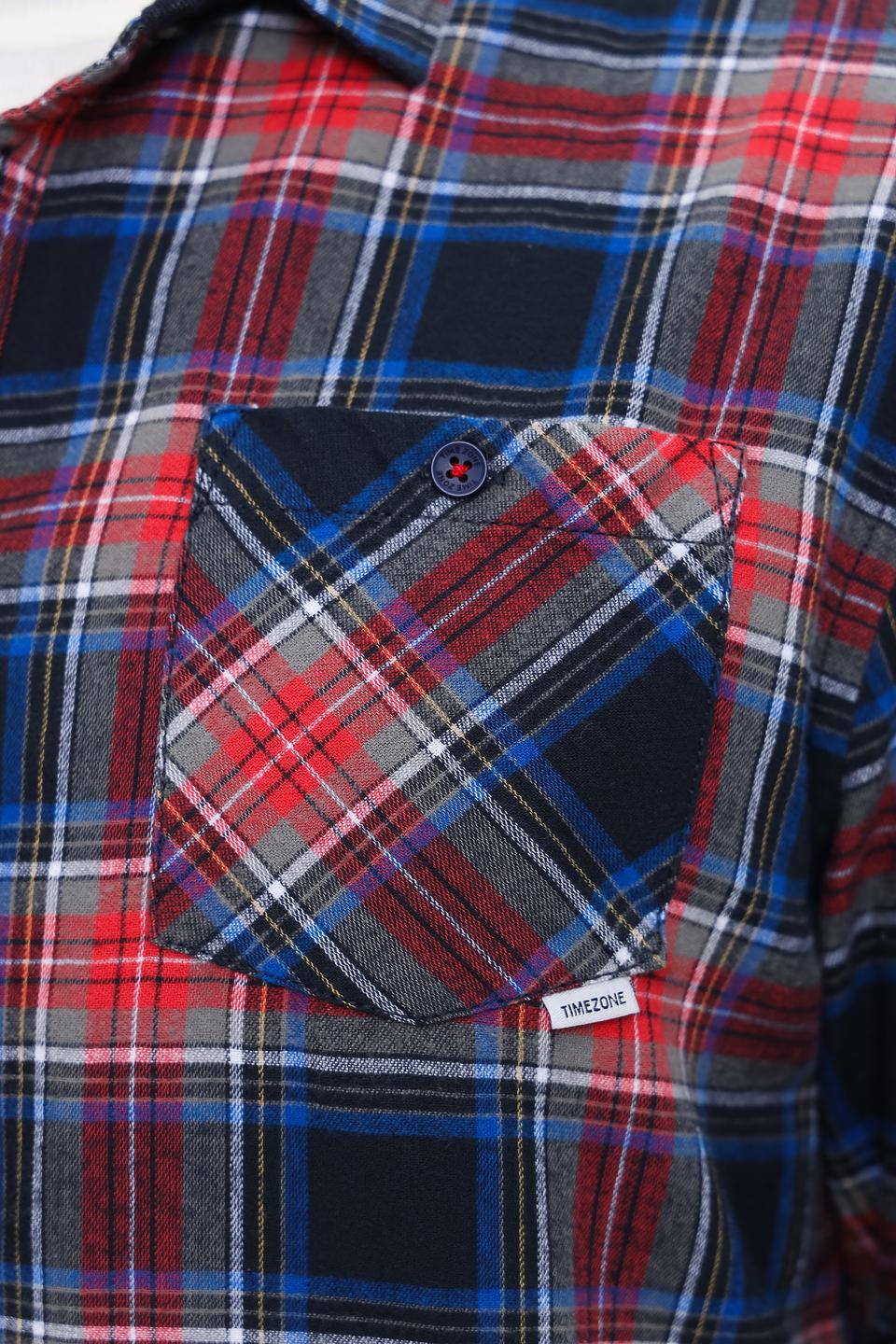 Рубашка Time Zone в клетку