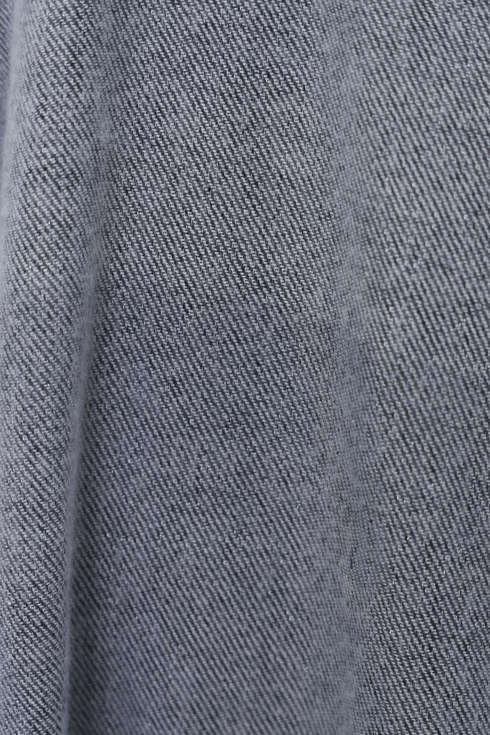 Шарф Fraas двухцветный серый