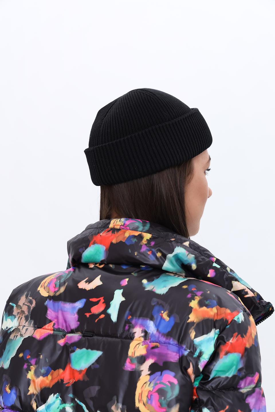 Шапка Fraas вязаная чёрная