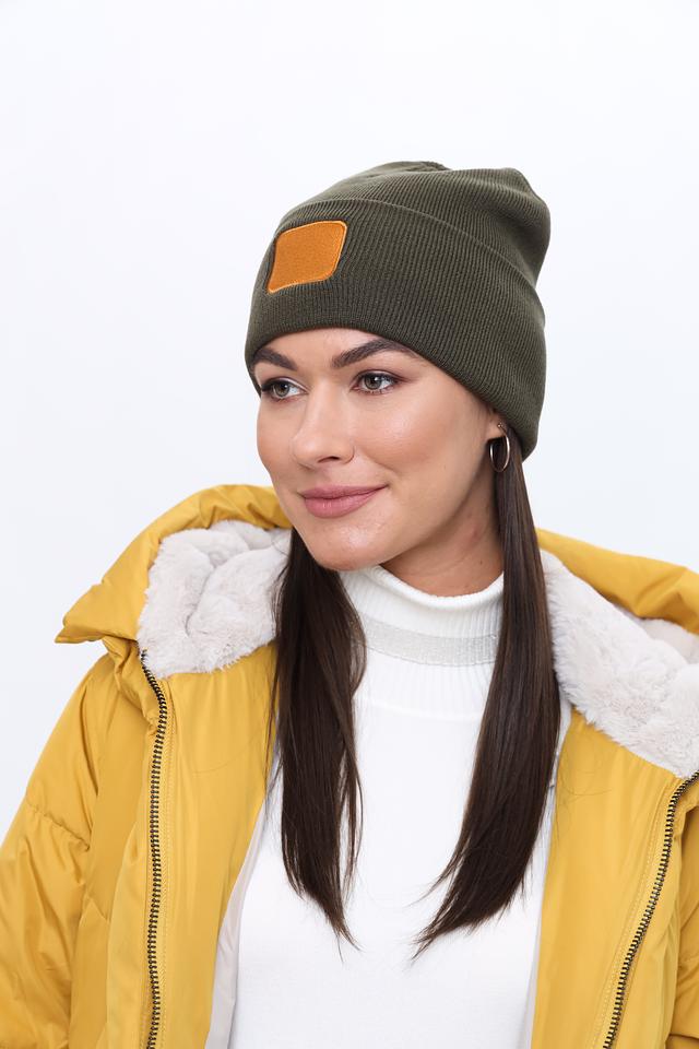 Шапка Fraas хаки с нашивкой