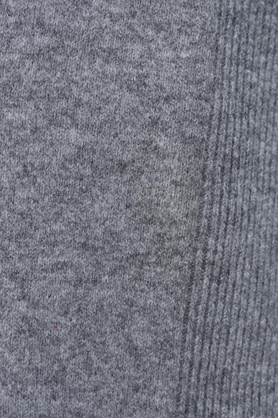 Шарф Fraas серый с капюшоном