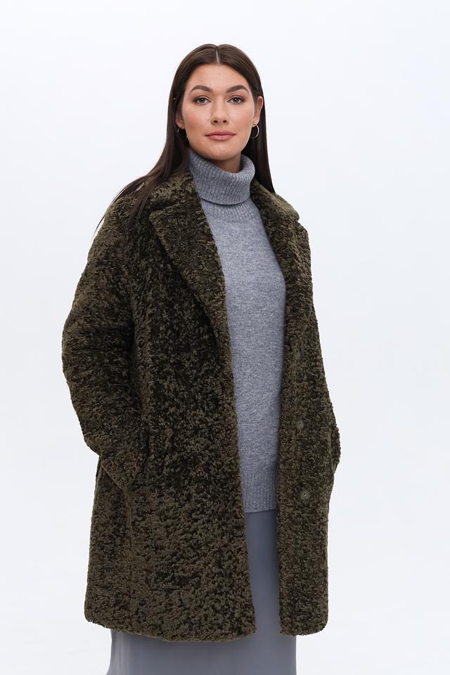 Пальто White Label оливковое