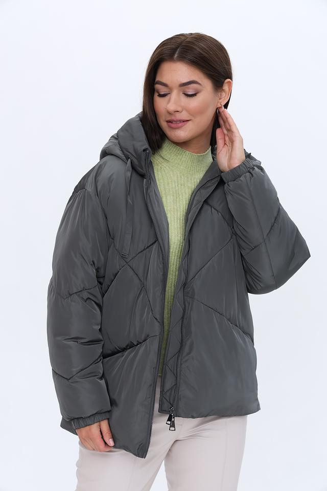 Куртка White Label стеганая серая