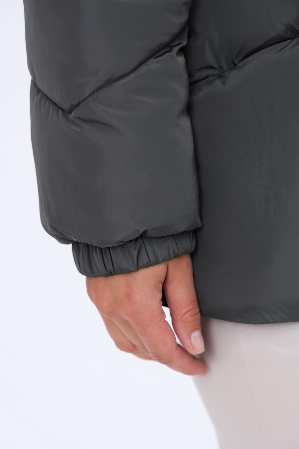 Куртка White Label стеганая серая