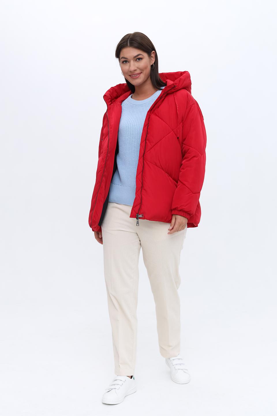 Куртка White Label стеганая красная