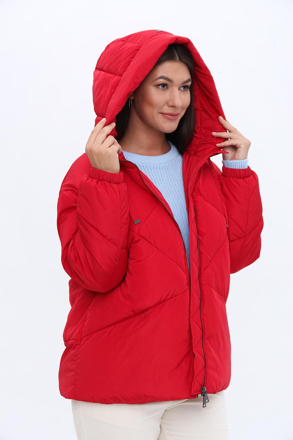 Куртка White Label стеганая красная