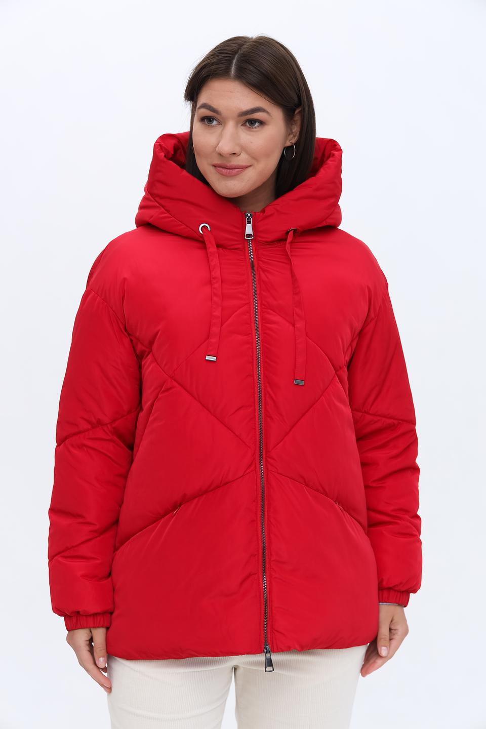 Куртка White Label стеганая красная