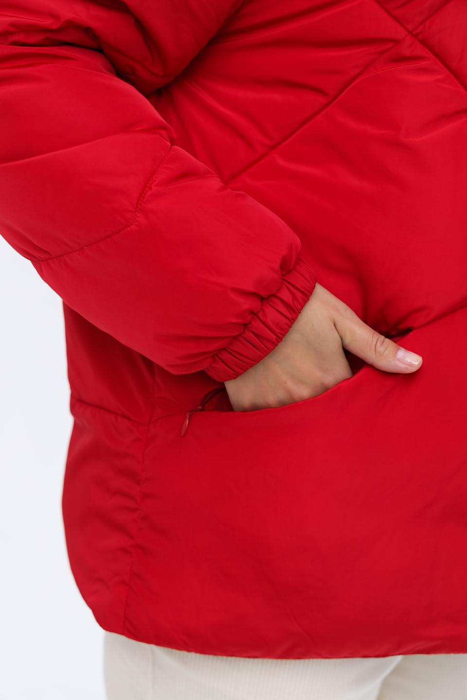 Куртка White Label стеганая красная