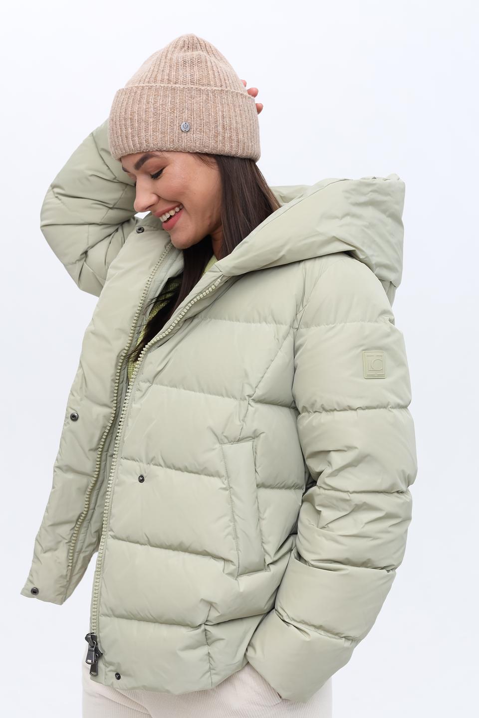 Шапка Fraas вязаная бежевая