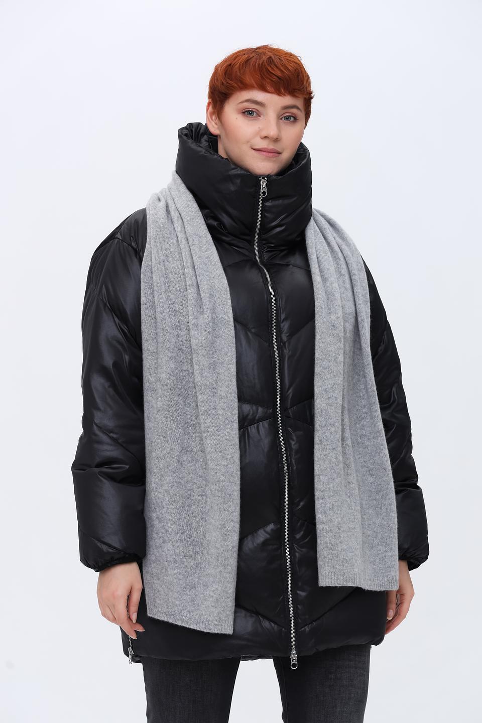 Шарф Repeat кашемир серый