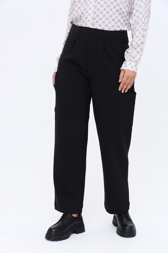 Брюки UNQ палаццо чёрные