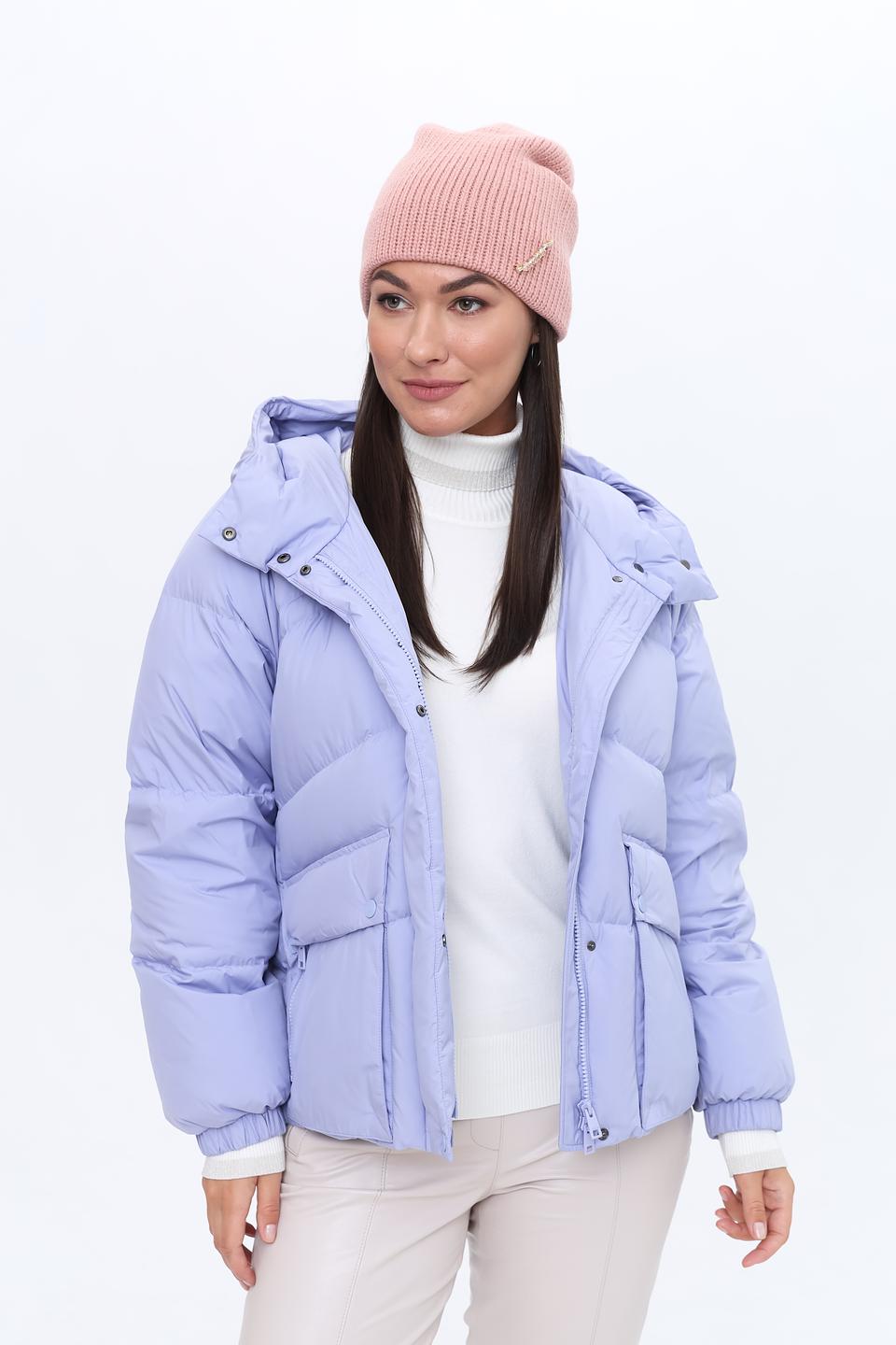 Шапка Adel вязаная розовая