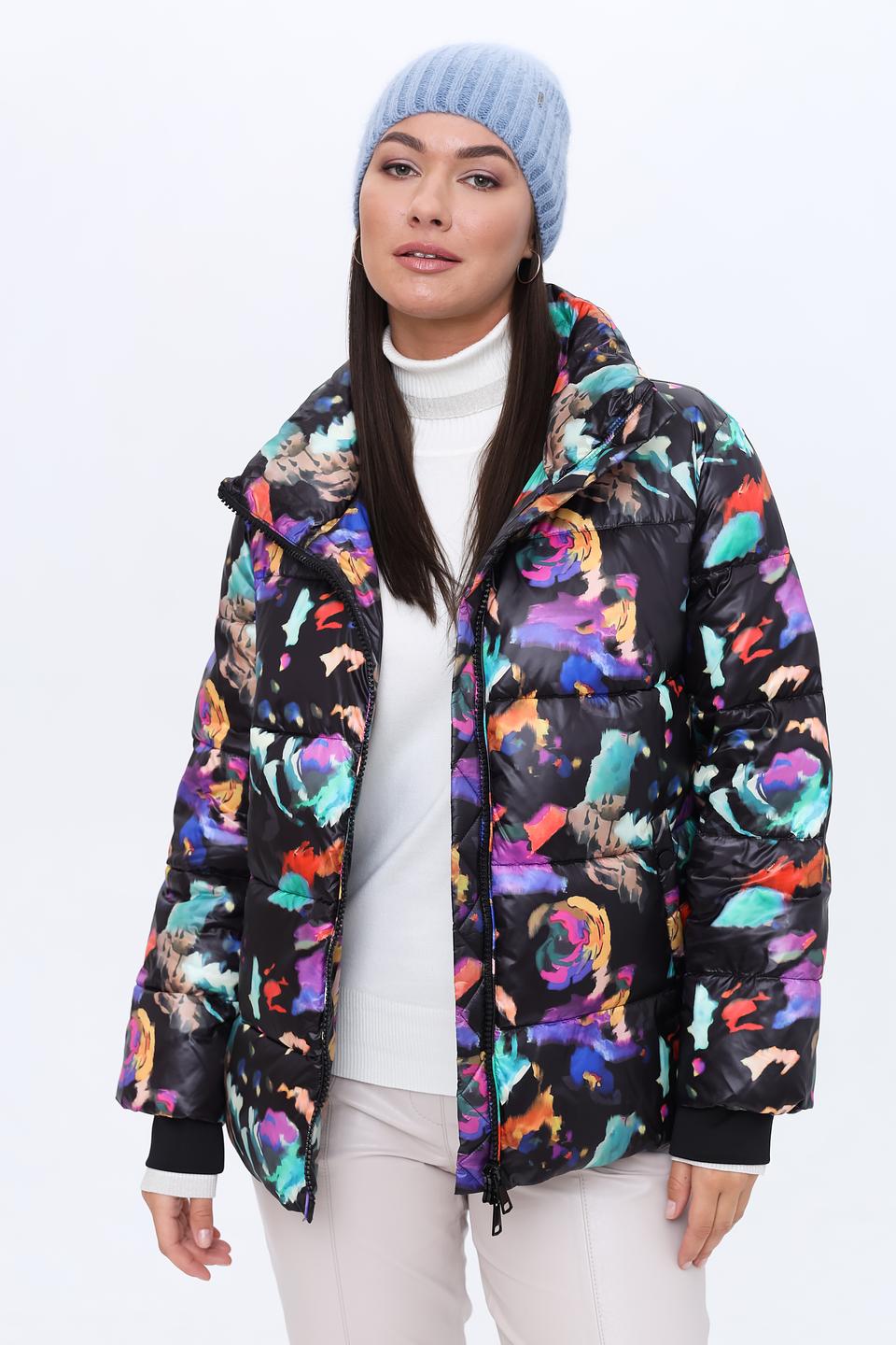 Шапка Adel вязаная голубая