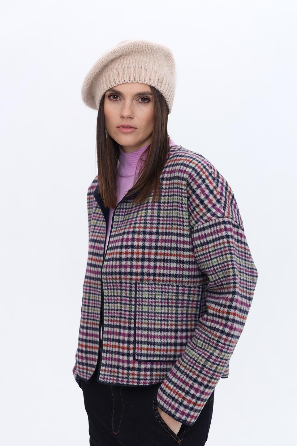 Берет Adel вязаный бежевый