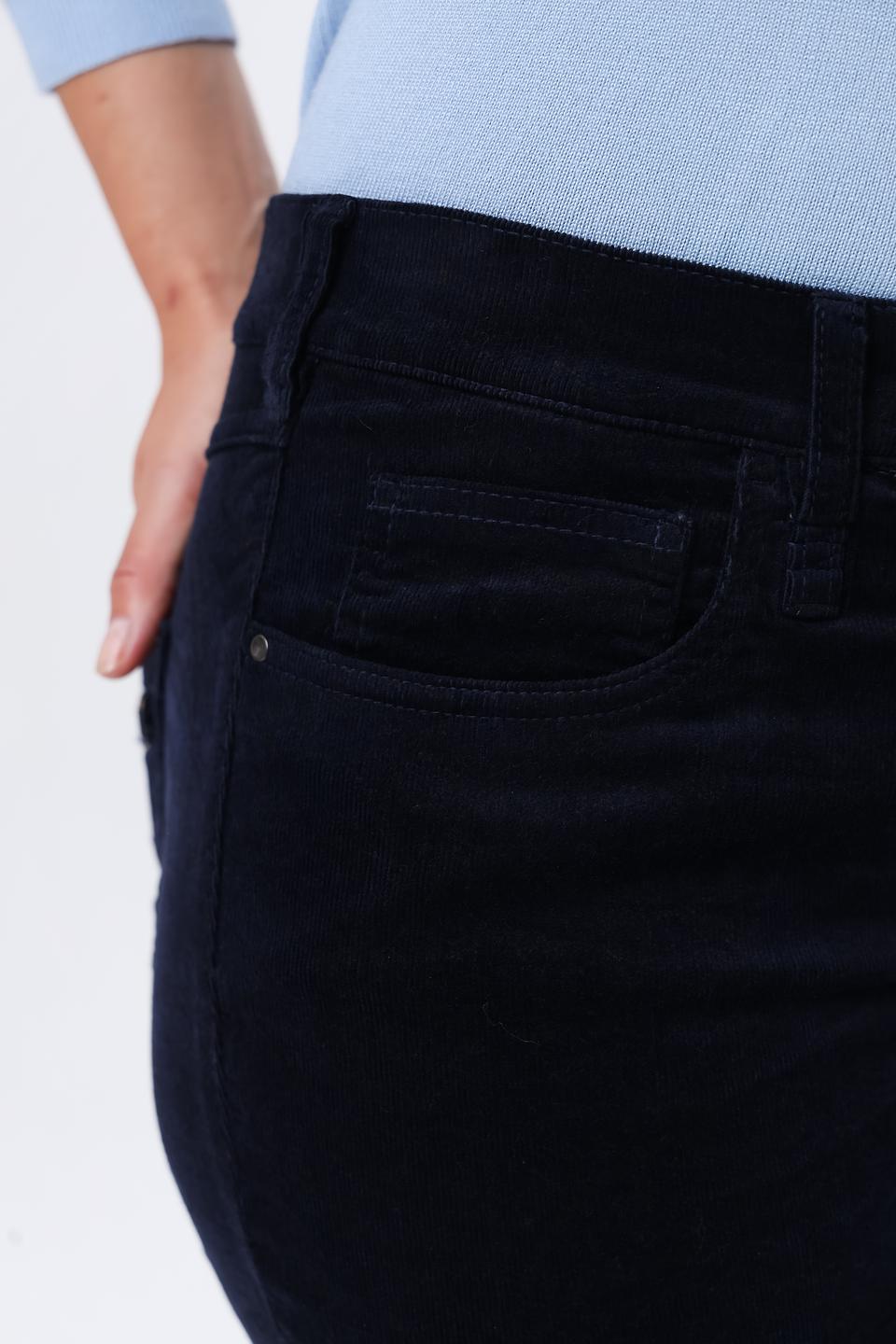 Брюки вельветовые Zerres темно-синие