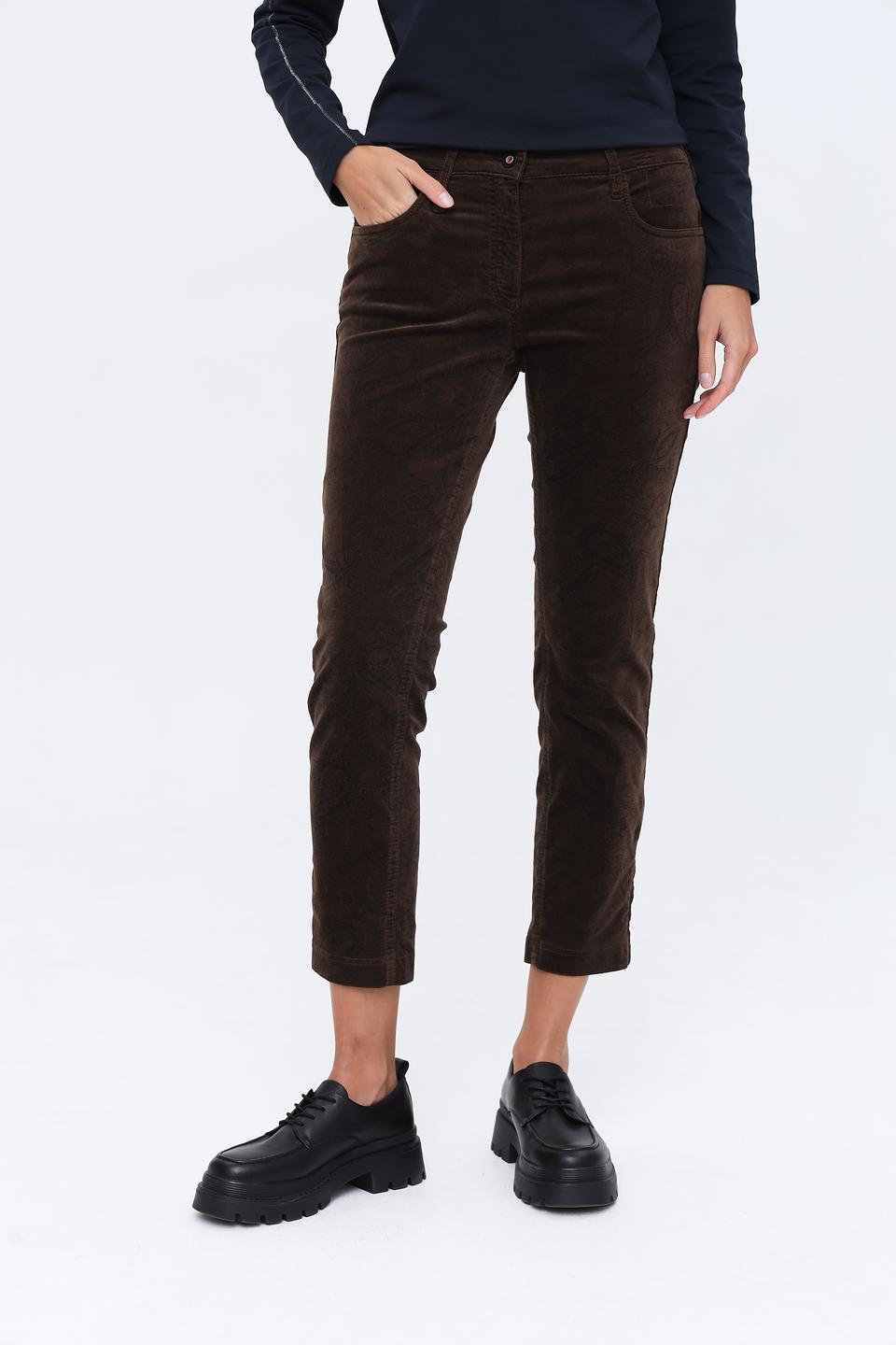 Брюки вельветовые Zerres коричневые