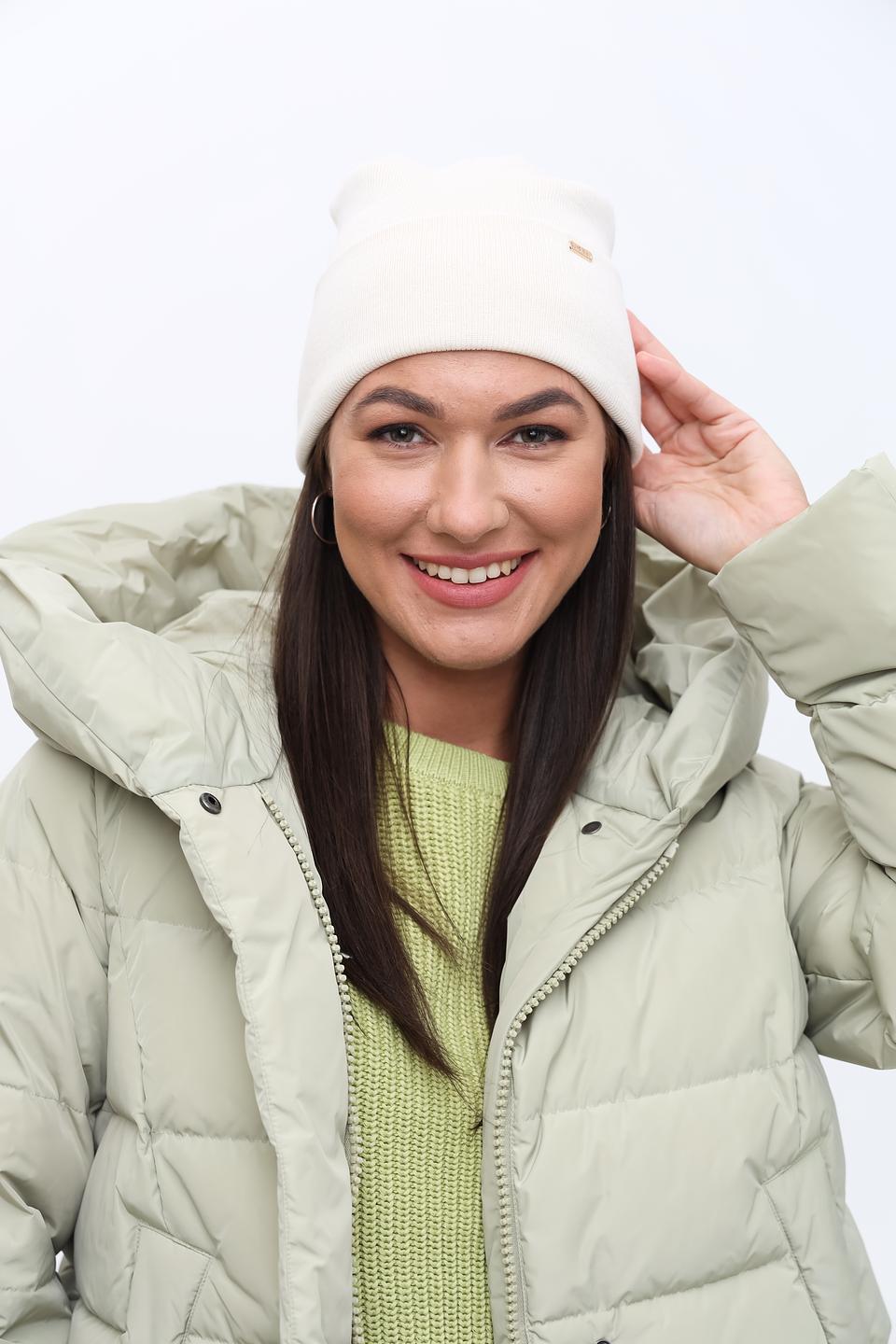 Шапка Adel базовый бежевый