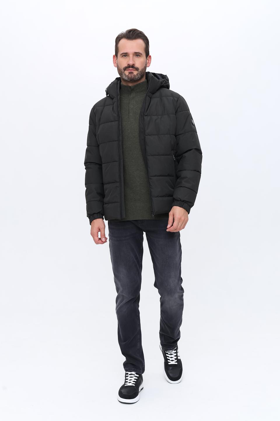 Куртка Granchio чёрная стеганая