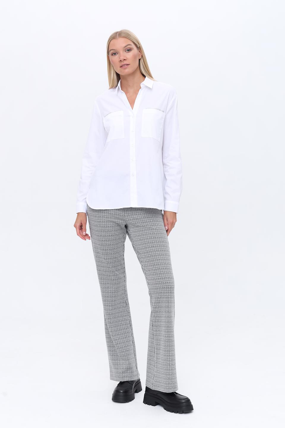 Рубашка SE Stenau белая с карманами