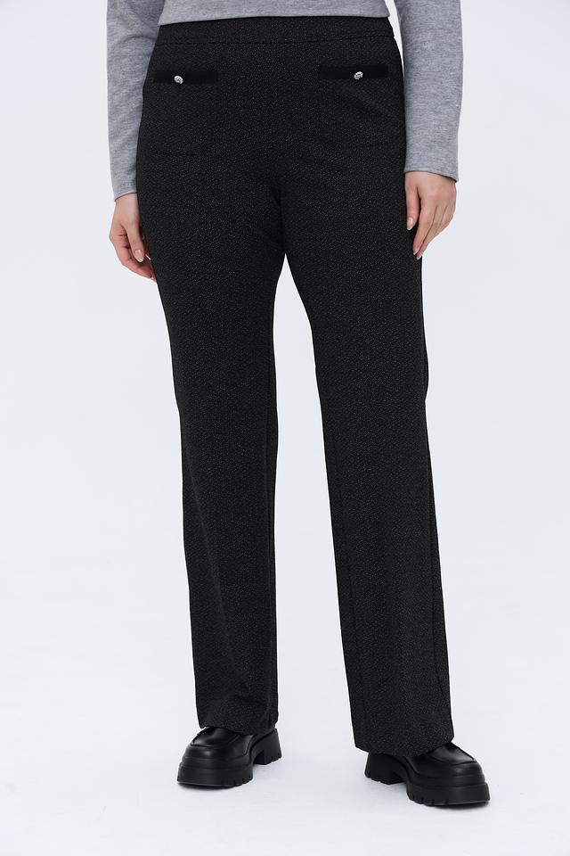 Брюки Zerres чёрные с декоративными элементами