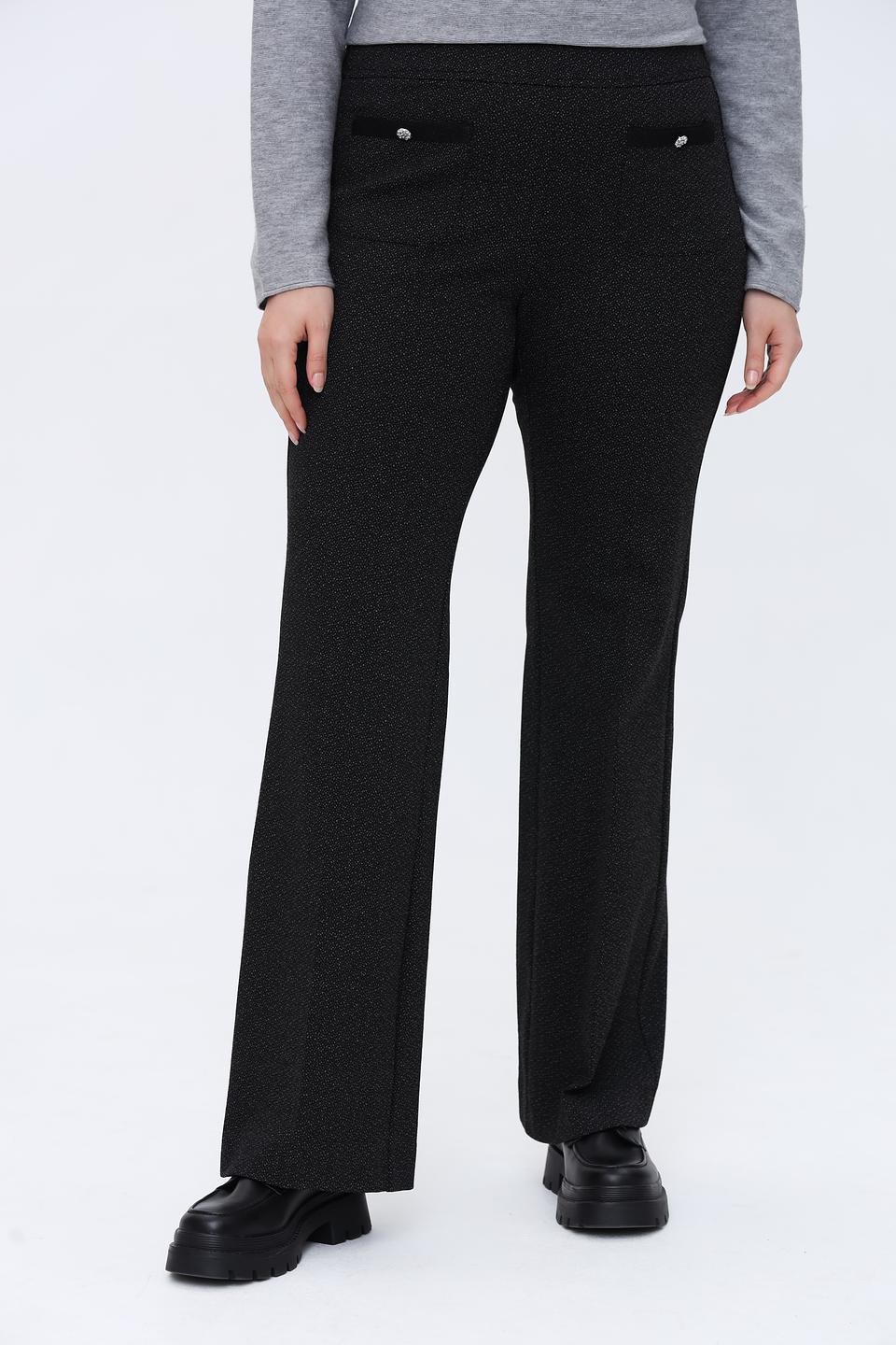 Брюки Zerres чёрные с декоративными элементами