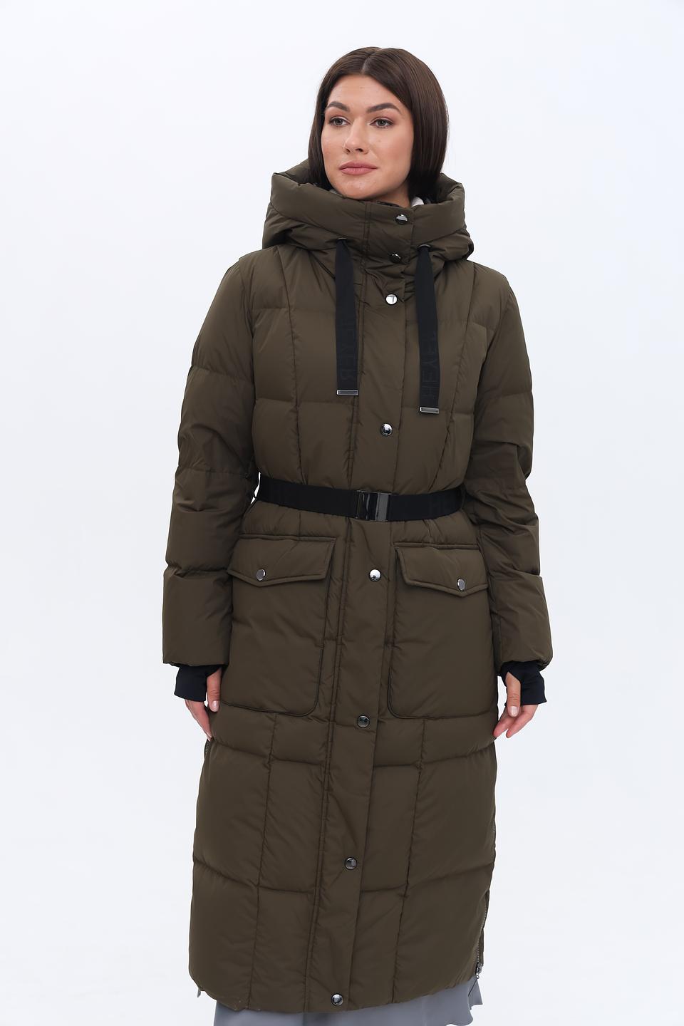 Пальто Heyer стеганое оливковое