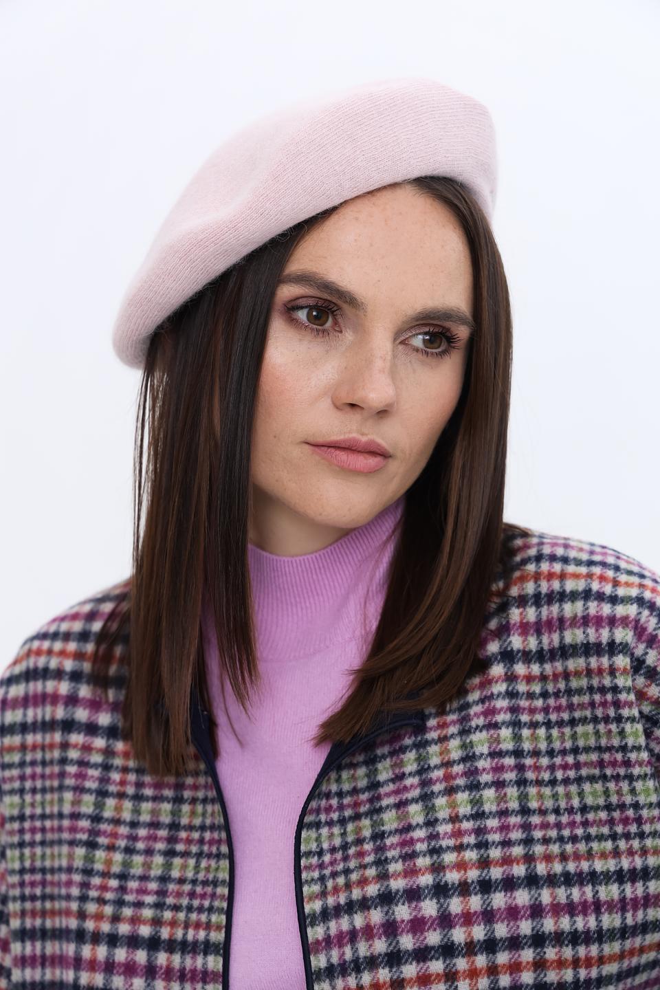 Берет Marhatter пудровый