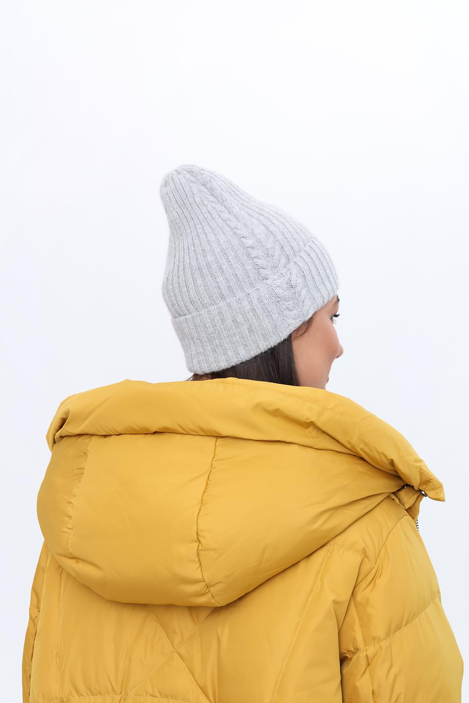 Шапка Marhatter вязаная серая