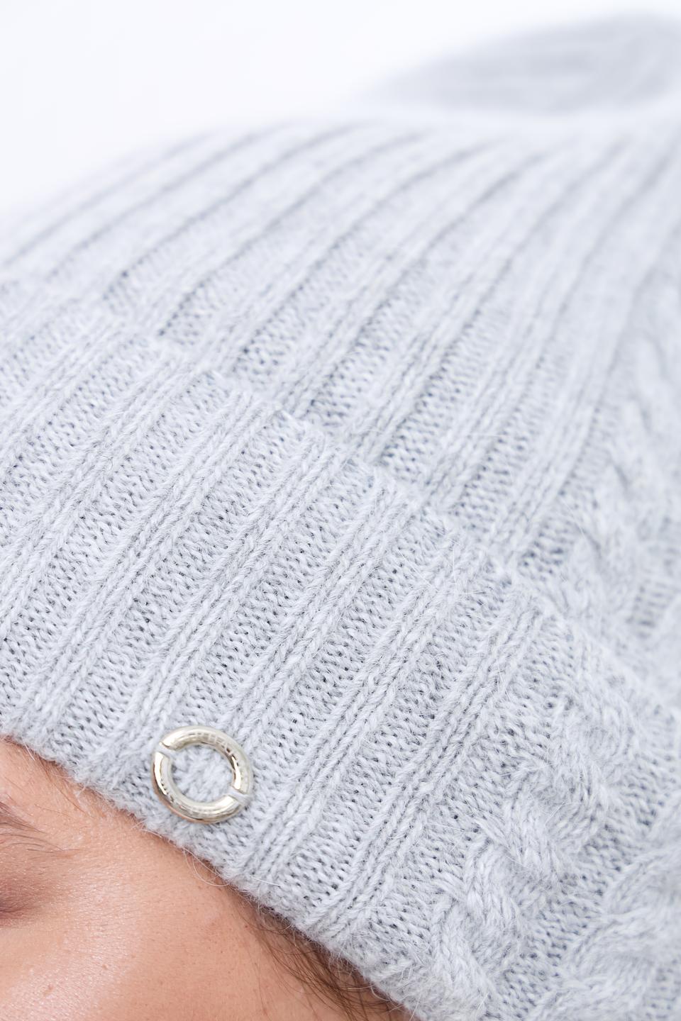 Шапка Marhatter вязаная серая