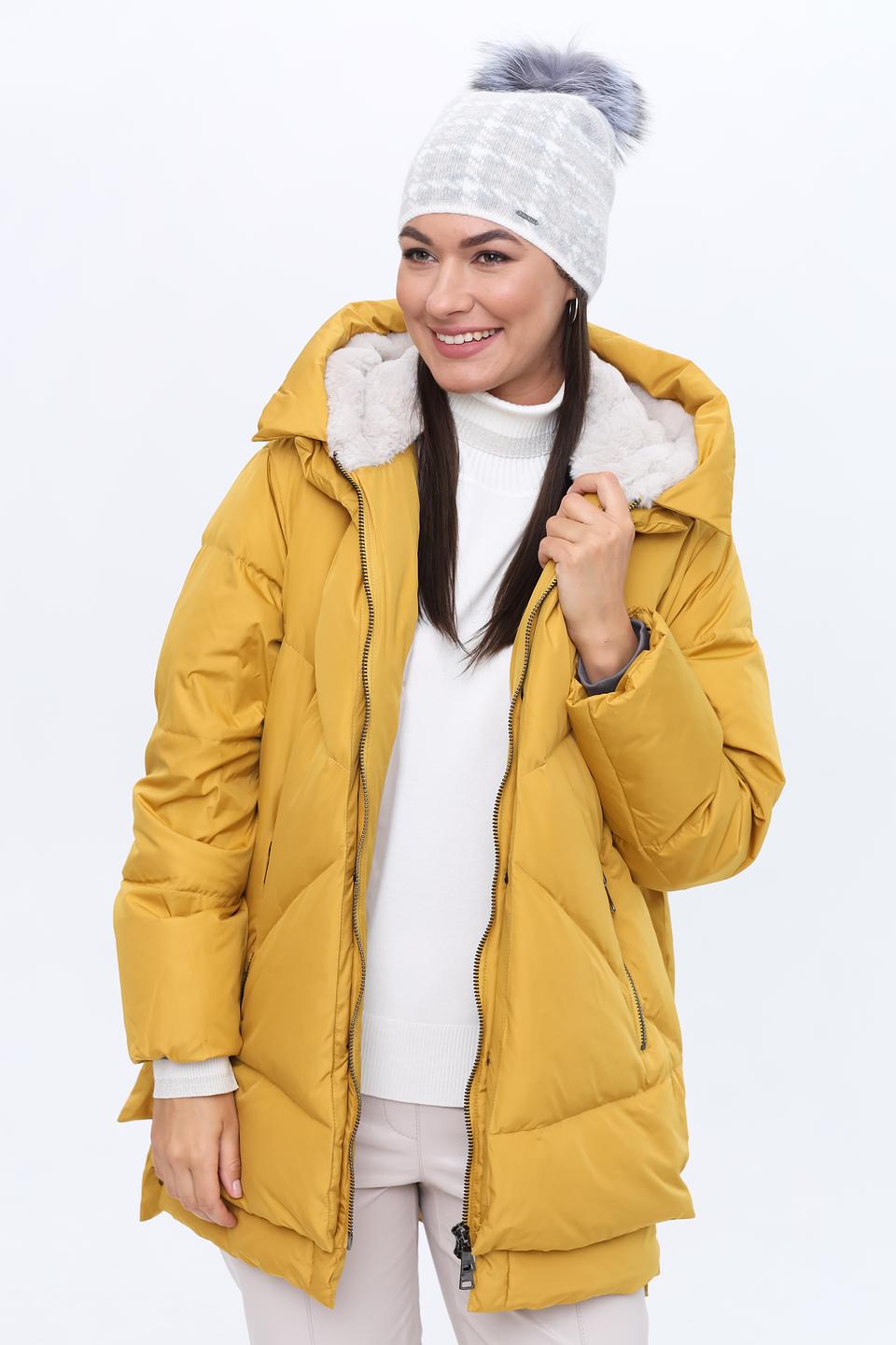 Шапка Marhatter с помпоном серая