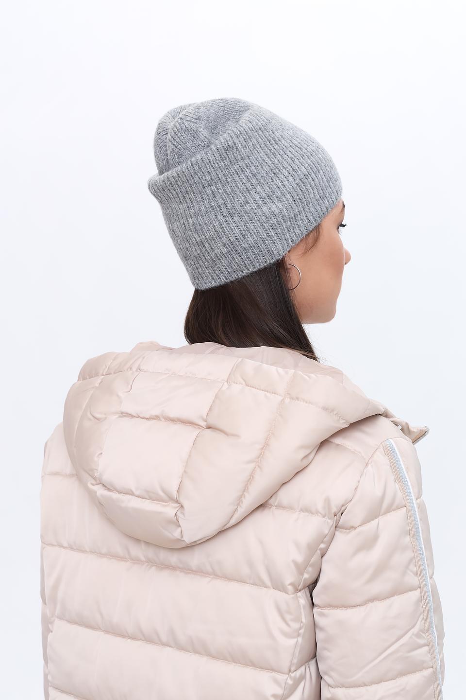 Шапка Marhatter вязаная серая