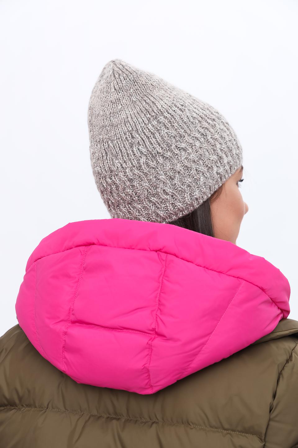 Шапка Marhatter вязаная серая