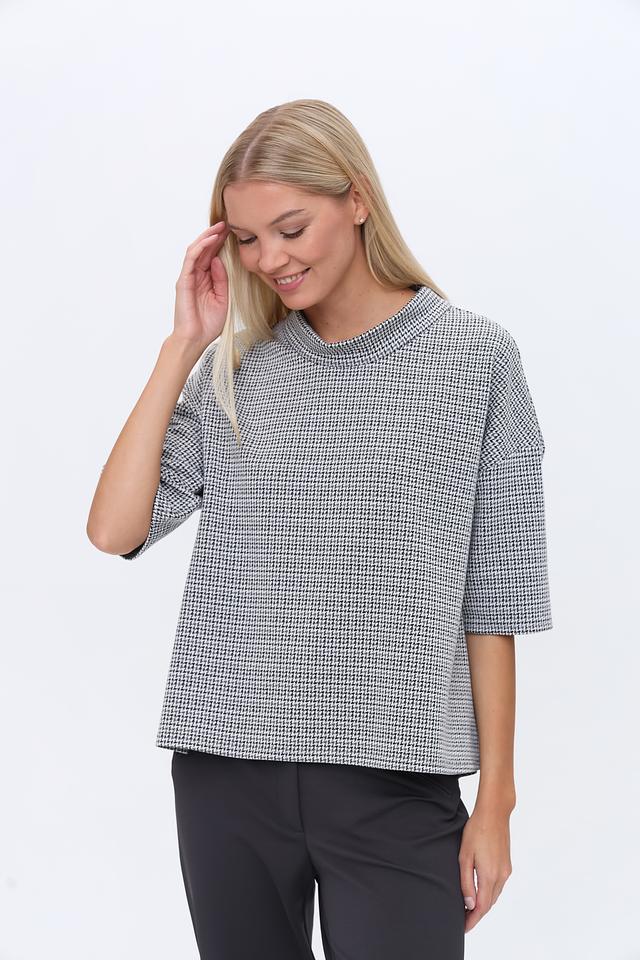 Блуза You Just White в клетку