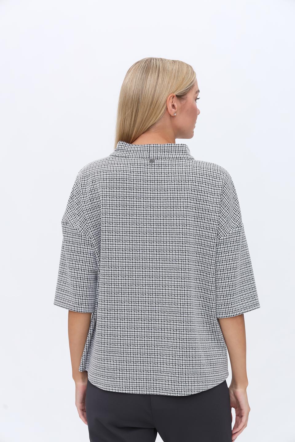 Блуза You Just White в клетку