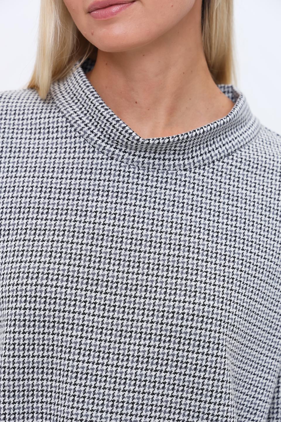 Блуза You Just White в клетку